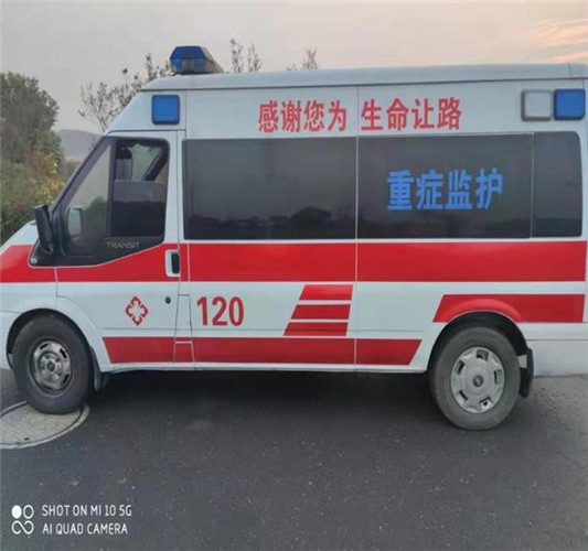 肃北救护车出租服务案例3