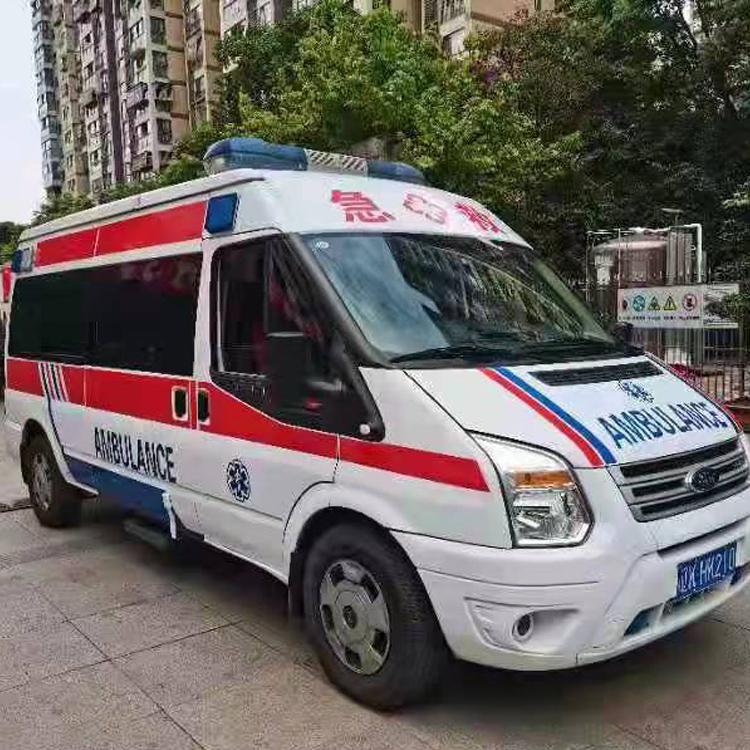 肃北长途救护车护送病人返乡